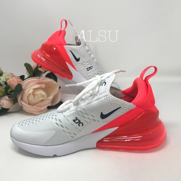 Nike Custom Air Max 270 Carla White Red W AUTHENT - Picture 2 of 7